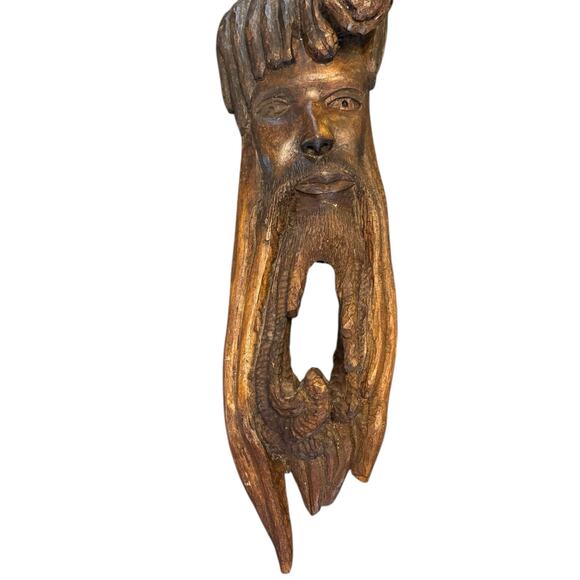 VTG hand made wood tree spirit - Picture 5 of 7